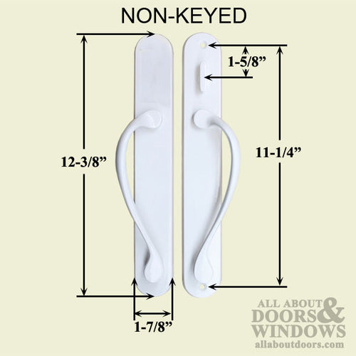 Marvin active Non-Keyed Ultimate Sliding French Door wide trim - PVD Brass - Marvin active Non-Keyed Ultimate Sliding French Door wide trim - PVD Brass