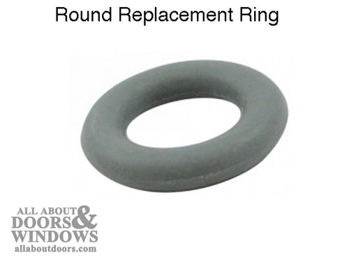 Round Replacement Ring for Bumpers and Door Stops - Round Replacement Ring for Bumpers and Door Stops