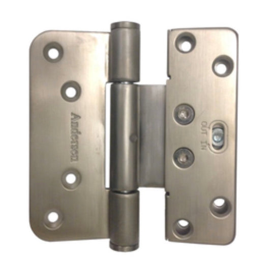 Andersen 200 Series  Horizontal Adjustable Guide Hinge Right or Left  Hand Door Satin Nickel