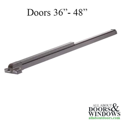 Surface Mount Vertical Rod Exit Device Push Panic Bar 36-48 inch x 7 feet - Surface Mount Vertical Rod Exit Device Push Panic Bar 36-48 inch x 7 feet