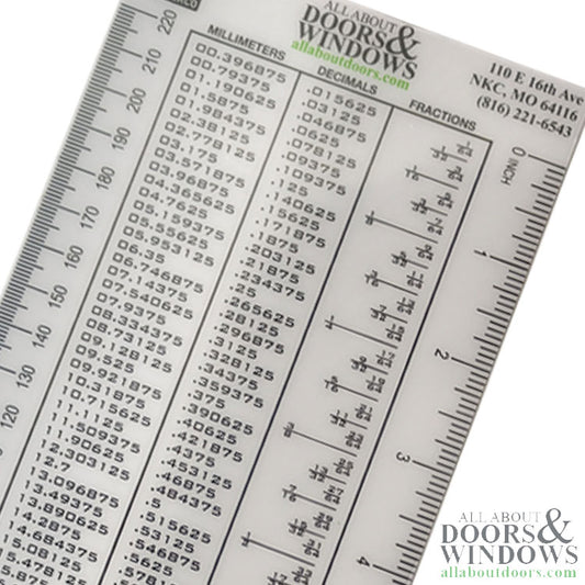 Multi-point Lock Conversion Chart