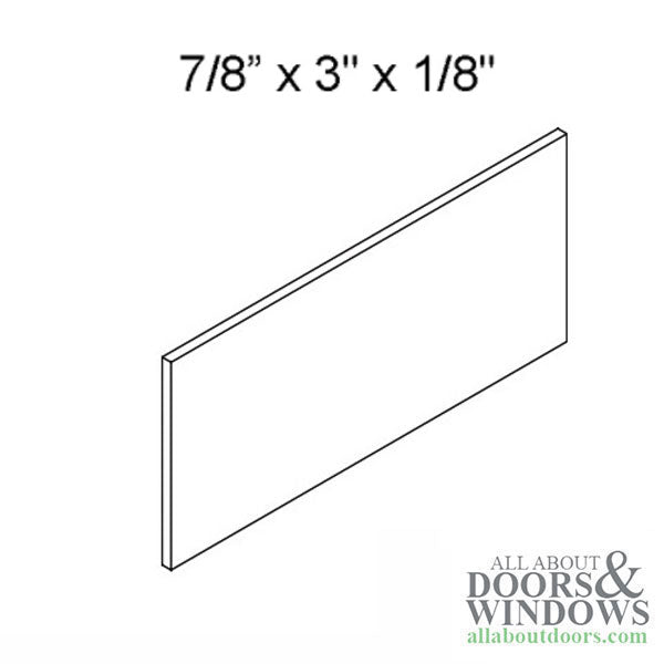 Plastic Shim Setting Block for Glass - Plastic Shim Setting Block for Glass