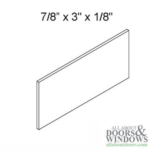 Plastic Shim Setting Block for Glass - Plastic Shim Setting Block for Glass
