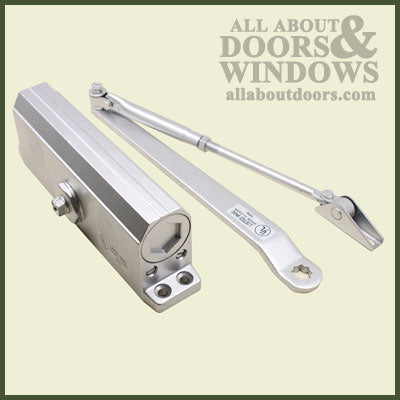 ADA Compliant Door Closer Adjustable # 1-4,  Dual Valve - Duranodic Bronze - ADA Compliant Door Closer Adjustable # 1-4,  Dual Valve - Duranodic Bronze