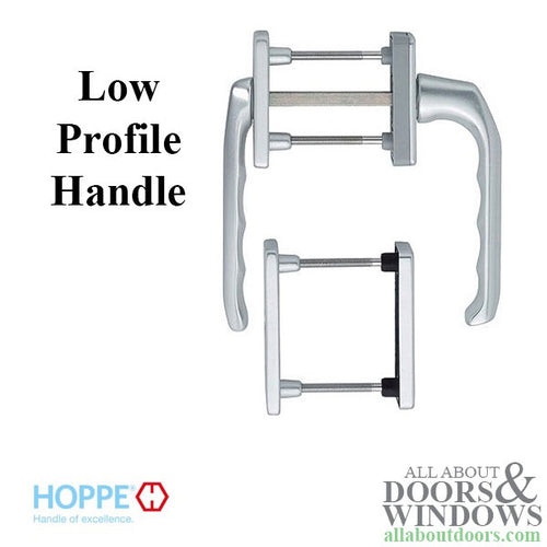 Hoppe London Tilt Turn Hardware - Silver - Hoppe London Tilt Turn Hardware - Silver