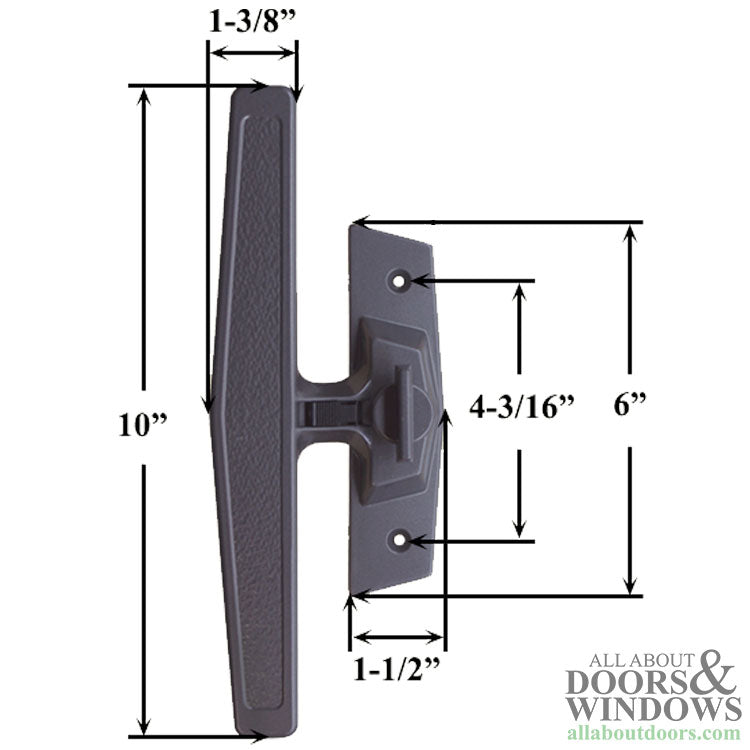 Marvin Truth Handle Set for Sliding Patio Doors Bronze - Marvin Truth Handle Set for Sliding Patio Doors Bronze