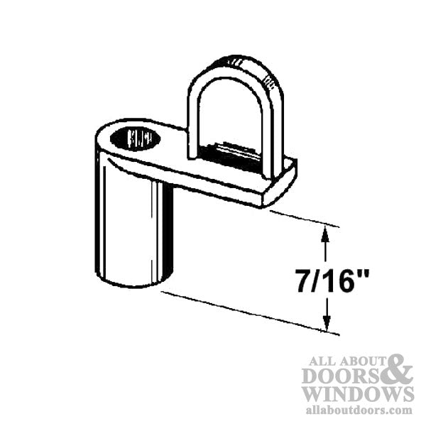 Diecast Window Screen Clips 7/16” Mill Finish - Diecast Window Screen Clips 7/16” Mill Finish