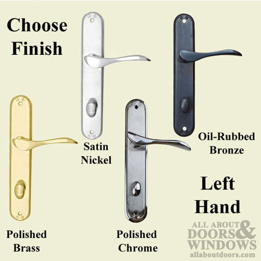 Pella Left Hand Active Keyed Handle Set for Hinged Door - Choose Finish