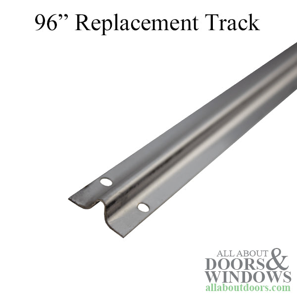 Patio Door Replacement Track, 94 inch - Stainless Steel - Patio Door Replacement Track, 94 inch - Stainless Steel