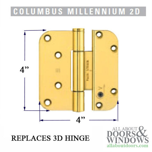 Millennium 3D  4 x 4 Adjustable Hinge - Millennium 3D  4 x 4 Adjustable Hinge