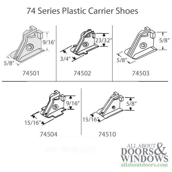 3/8”  Standard Balance Rod with Plastic Carrier Shoe - 3/8”  Standard Balance Rod with Plastic Carrier Shoe