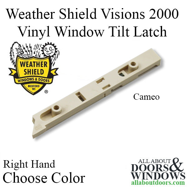 Visions 2000 Vinyl Window Tilt Latch, Concealed, Right - Visions 2000 Vinyl Window Tilt Latch, Concealed, Right