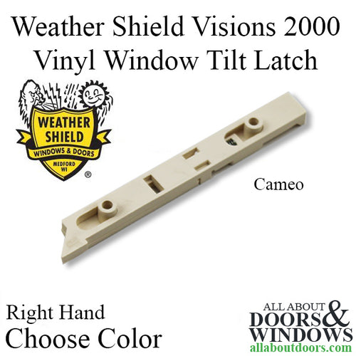 Visions 2000 Vinyl Window Tilt Latch, Concealed, Right - Visions 2000 Vinyl Window Tilt Latch, Concealed, Right