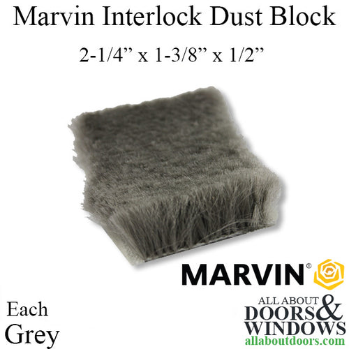 Marvin Pocket Interlock Dust Block - Grey - Marvin Pocket Interlock Dust Block - Grey