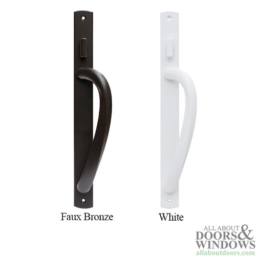 Truth Door Handle For Sliding Glass Doors Non Keyed Curved Handlset Choose Color - Truth Door Handle For Sliding Glass Doors Non Keyed Curved Handlset Choose Color
