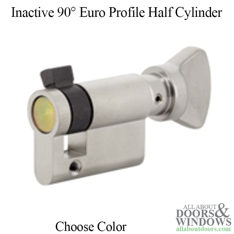 55.5/10 CES Inactive 90° Euro Profile Half Cylinder - 55.5/10 CES Inactive 90° Euro Profile Half Cylinder