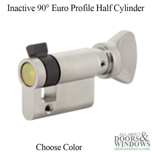 55.5/10 CES Inactive 90° Euro Profile Half Cylinder - 55.5/10 CES Inactive 90° Euro Profile Half Cylinder