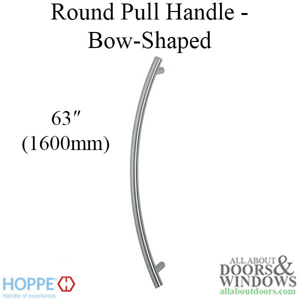 Hoppe Bow-Shaped Round Pull Handle, 63