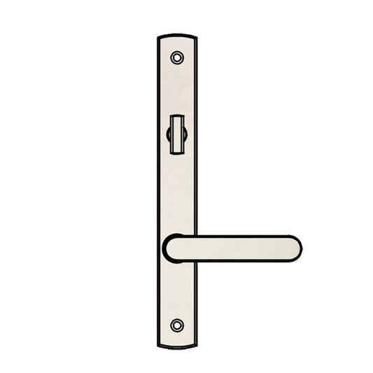 Truth Sentry Lock Handle Set, Contemporary, Decorative over Solid Brass, PVD Nickel