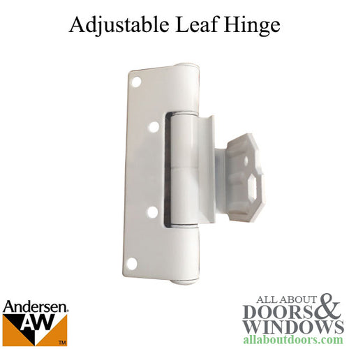 Adjustable Hinge Leaf - Frenchwood Outswing - Right - White - Adjustable Hinge Leaf - Frenchwood Outswing - Right - White