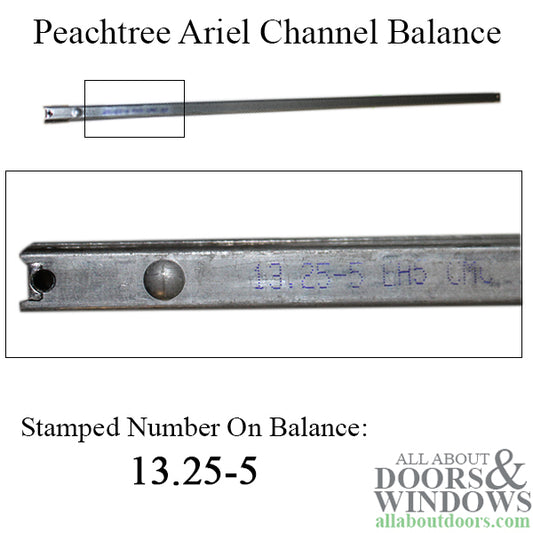 Peachtree Ariel 13-1/4-5 Channel Balance, 3636 Non-Tilt Window