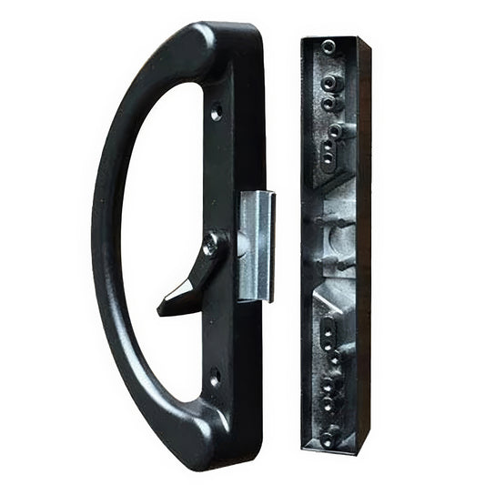 Sliding Patio Door Handle With Reverse Clamp Locking Latch Sliding Door Handle