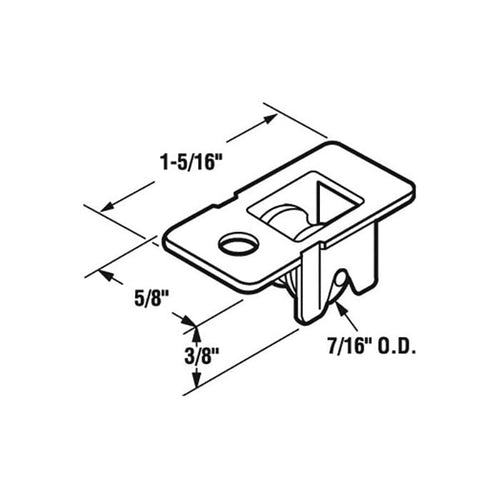 Roller Assembly (Grooved) - Sliding Windows, Nylon / Steel - Roller Assembly (Grooved) - Sliding Windows, Nylon / Steel