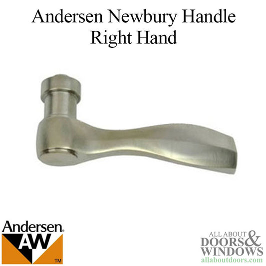 Andersen Newbury Handle, Right Hand - Satin Nickel