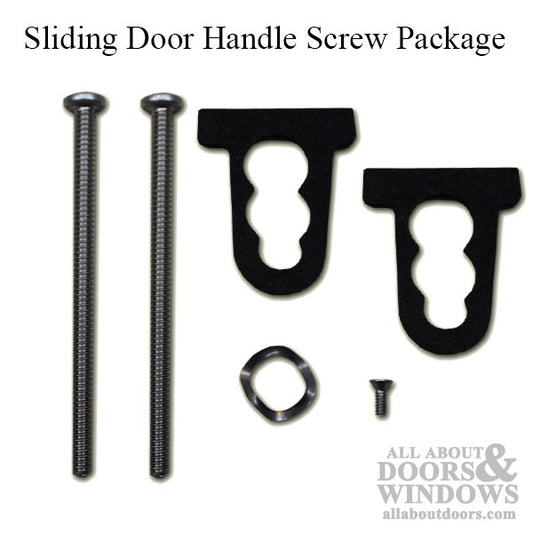 Sliding Door Handle Screw Package - 3" & 5/16" Machine Screws