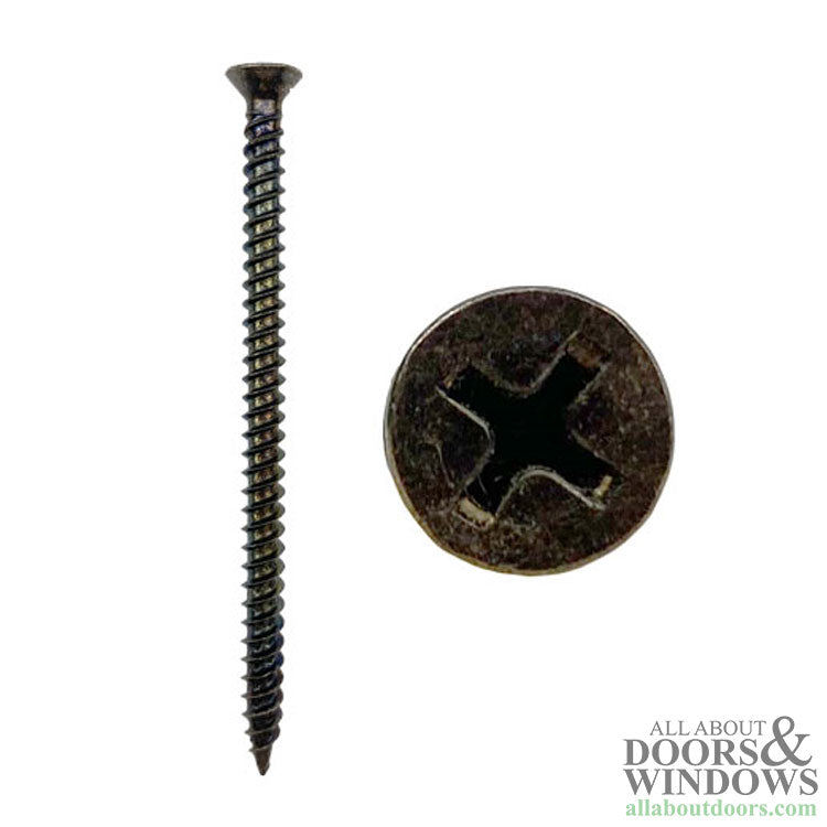 Screws for Strike Plate, Oil-Rubbed Bronze - Screws for Strike Plate, Oil-Rubbed Bronze