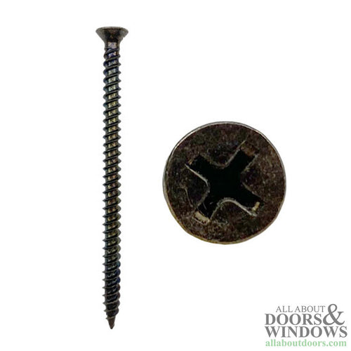 Screws for Strike Plate, Oil-Rubbed Bronze - Screws for Strike Plate, Oil-Rubbed Bronze