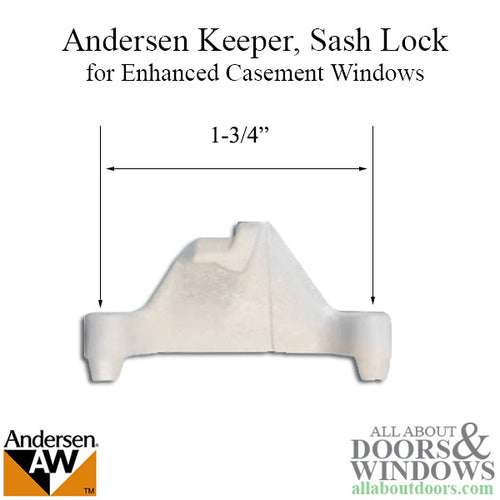 Andersen Keeper, sash Lock, Enhanced Casement- LH - Andersen Keeper, sash Lock, Enhanced Casement- LH