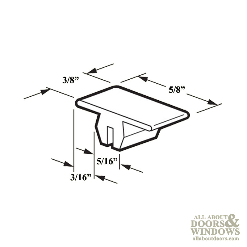 Anti-Rattle Top Guide for Sliding Screen Door - Anti-Rattle Top Guide for Sliding Screen Door