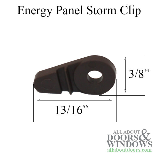 Energy Panel Storm Clip for Casement Window - Energy Panel Storm Clip for Casement Window