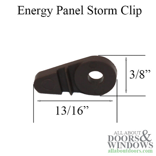 Energy Panel Storm Clip for Casement Window - Energy Panel Storm Clip for Casement Window