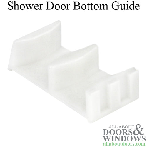 Bottom Guide, 5/8 Opening - Nylon - Shower Door- 2 Pack - Bottom Guide, 5/8 Opening - Nylon - Shower Door- 2 Pack