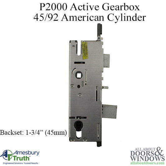 P2000 Active Lock Case/Gearbox Only 45/92 American Cylinder