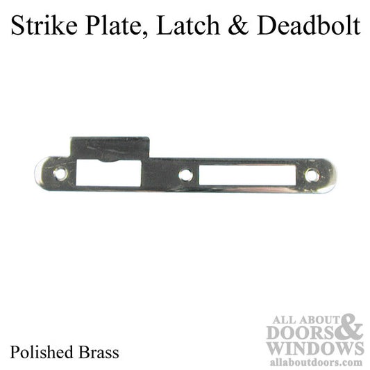 Strike Plate, Latch & Deadbolt,  45mm 1-3/4" Door, Radius corners  - Discontinued