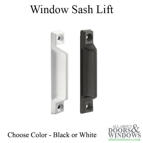 Sash Lift - Wood and Vinyl Sash Hardware, Diecast Metal - Choose Color - Sash Lift - Wood and Vinyl Sash Hardware, Diecast Metal - Choose Color