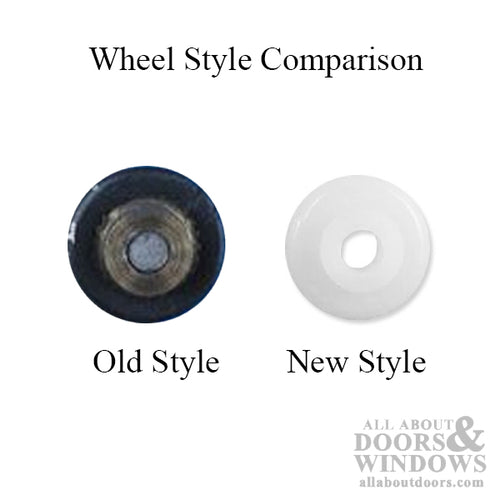 Kennaframe 3/4 Inch Pocket Door Wheel White - Kennaframe 3/4 Inch Pocket Door Wheel White