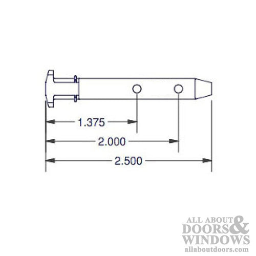 Pivot Bar, 2-1/2