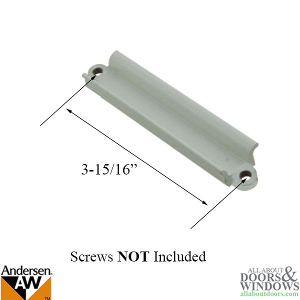 Retractable Insect Screen Interior Handle for Andersen FGD made: June 2007 - Present - White - Retractable Insect Screen Interior Handle for Andersen FGD made: June 2007 - Present - White