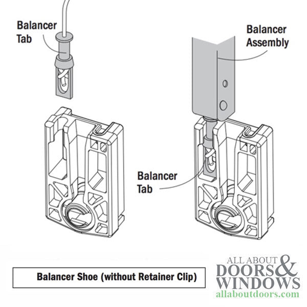 Sash Balance #722 for Andersen Tilt-Wash Windows - Sash Balance #722 for Andersen Tilt-Wash Windows