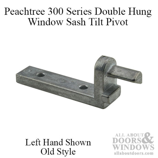 Peachtree 300 Series Double Hung Window Pivot Pin, Old Style, Left Hand - Mill Finish