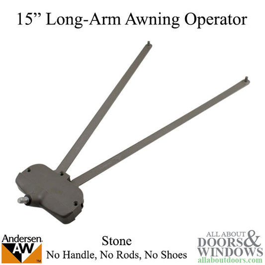 Andersen Awning Operator, A4-7082, Long  Arm - Stone