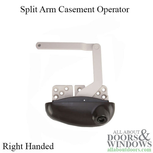 Roto Pro-Drive Split Arm Vinyl Window  RH - Roto Pro-Drive Split Arm Vinyl Window  RH