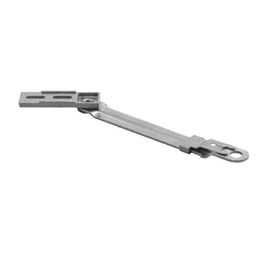 5-3/8 Inch Notched Stainless Steel Roto-Dyad Connecting Arm Bracket for Dyad Casement Operators