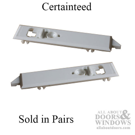 Certainteed Tilt Latch, Snap in style, Sold in Pairs -  White