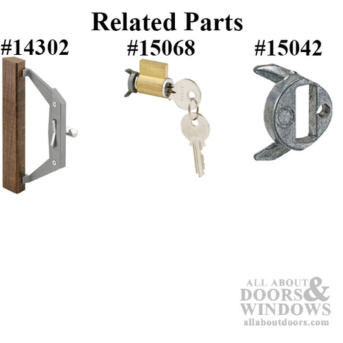 Diecast Keeper for Sliding Patio Door with Rubber Bumper - Diecast Keeper for Sliding Patio Door with Rubber Bumper