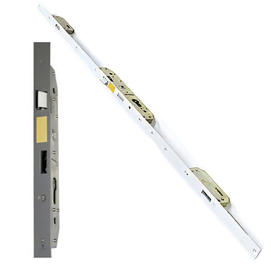 Andersen / Emco Storm Door Multipoint Lock (MPL), 2 Hooks and Deadbolt, LH- Gray